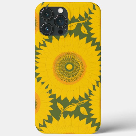 Zonnebloem - geel bloemontwerp Case-Mate iPhone case (Achterkant)