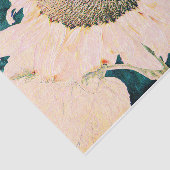 Zonnebloem  Geel Donkergroen ontkoppelen Tissuepapier (Detail)