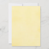 Zonnebloem geel en goudbloem Quinceanera Kaart (Achterkant)