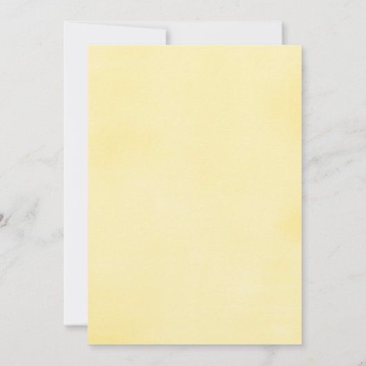 Zonnebloem geel en goudbloem Quinceanera Kaart (Achterkant)