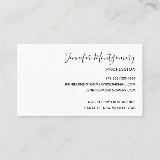 zonnebloem Geel en groen patroon Visitekaartje (Achterkant)