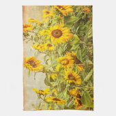 Zonnebloem  Geel Farmhouse Style Theedoek (Verticaal)