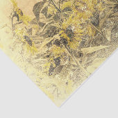  zonnebloem Geel gekleurd vignet Tissuepapier (Detail)