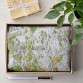 Zonnebloem Geel in wintersneeuwontkoppeling Tissuepapier (Geschenk)