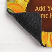 Zonnebloem  geel Inspirivity Mousepad Muismat (Hoek)