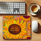 Zonnebloem  geel Inspirivity Mousepad Muismat