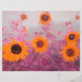 Zonnebloem Geel Oranje najaar