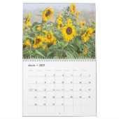 Zonnebloem Geel Rustiek Land Mooi 2024 Kalender (Mar 2027)