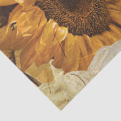 Zonnebloem Geel Schitterend Landelijk Ontwerp Tissuepapier (Detail)