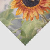 Zonnebloem Geel Sinaasappel Bijentuin Ontschrootho Tissuepapier (Detail)