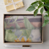 Zonnebloem Geel Sinaasappel Bijentuin Ontschrootho Tissuepapier (Geschenk)