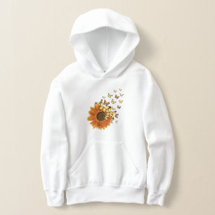 Zonnebloem Geel Sinaasappel Vlinder Bloemen