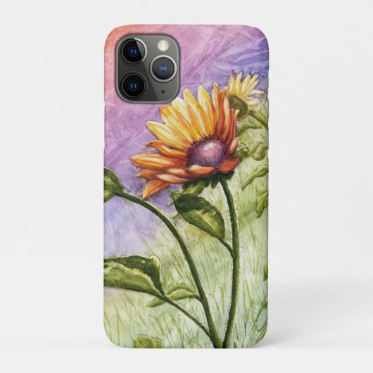 Zonnebloem geheimen bij zonsondergang Case-Mate iPhone case (Achterkant)