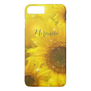 Zonnebloem Gele Bloem Gepersonaliseerd Case-Mate iPhone Case