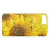 Zonnebloem Gele Bloem Gepersonaliseerd Case-Mate iPhone Case (Achterkant (Horizontaal))