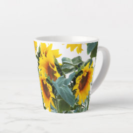 Zonnebloem Gele Bloem Latte Mok
