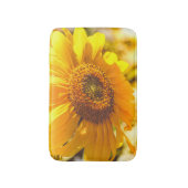 Zonnebloem Gele Bloem Natuur Badmat (Voorkant Verticaal)