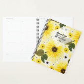 Zonnebloem Gele Floral Planner (Display)