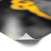 Zonnebloem: Gele plons van kleur Foto Afdruk (Hoek)