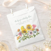 Zonnebloem Gele Waterverf Florence Baby shower Bedankzakje (Geknipt)