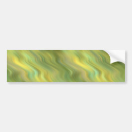 Zonnebloem Gele Wavy Textuur Bumpersticker
