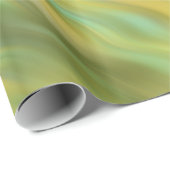 Zonnebloem Gele Wavy Textuur Cadeaupapier (Rol Hoek)