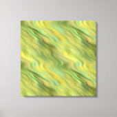 Zonnebloem Gele Wavy Textuur Canvas Afdruk (Voorkant)