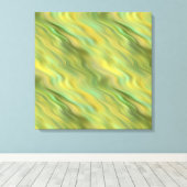 Zonnebloem Gele Wavy Textuur Canvas Afdruk (Insitu (Houten vloer))