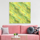 Zonnebloem Gele Wavy Textuur Canvas Afdruk (Insitu (Woonkamer))