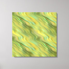 Zonnebloem Gele Wavy Textuur Canvas Afdruk