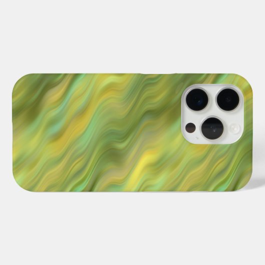 Zonnebloem Gele Wavy Textuur Case-Mate iPhone Case (Achterkant (horizontaal))