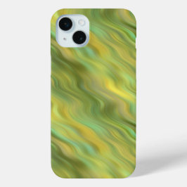 Zonnebloem Gele Wavy Textuur iPhone 15 Mini Hoesje