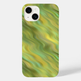 Zonnebloem Gele Wavy Textuur Case-Mate iPhone 14 Hoesje
