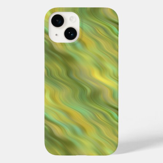 Zonnebloem Gele Wavy Textuur Case-Mate iPhone Case (Achterkant)