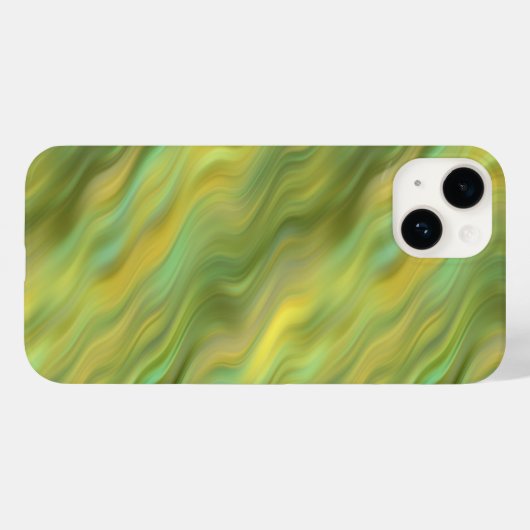 Zonnebloem Gele Wavy Textuur Case-Mate iPhone Case (Achterkant (horizontaal))