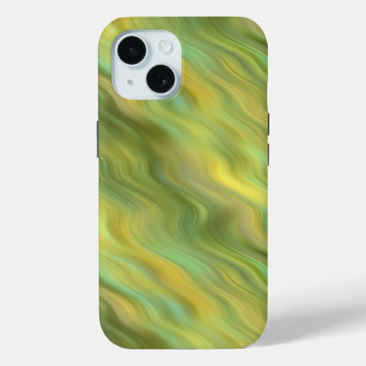 Zonnebloem Gele Wavy Textuur Case-Mate iPhone Case (Achterkant)