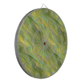 Zonnebloem Gele Wavy Textuur Dartbord (Voorkant Links)