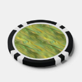 Zonnebloem Gele Wavy Textuur Poker Chips (Enkel)