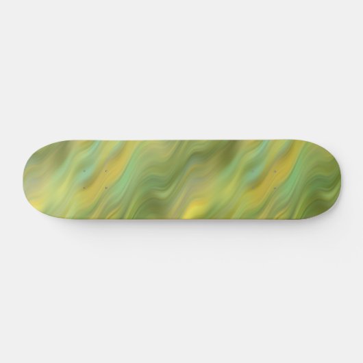 Zonnebloem Gele Wavy Textuur Skateboard (Horizontaal)