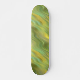 Zonnebloem Gele Wavy Textuur Skateboard