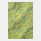 Zonnebloem Gele Wavy Textuur Theedoek (Verticaal)