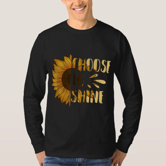 Zonnebloem - Gele zonnebloem T-shirt (Voorkant)