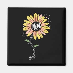 Zonnebloem Geluk Moeder Zijn Moederdag Magneet