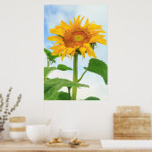 Zonnebloem, gemeenschapstuin, Moses Lake, WA, Vere Poster (Keuken)