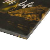 Zonnebloem Geniet van kleine glazen snijwanden Snijplank (Hoek)