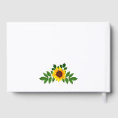 Zonnebloem Geometric Wedding Gastenboek (Achterkant)