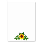 Zonnebloem Geometric Wedding Kaart (Achterkant)