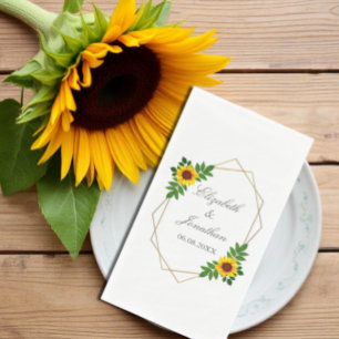 Zonnebloem Geometric Wedding Servet