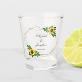 Zonnebloem Geometric Wedding Shot Glas