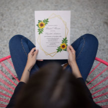 Zonnebloem Geometrisch Vrijgezellenfeest